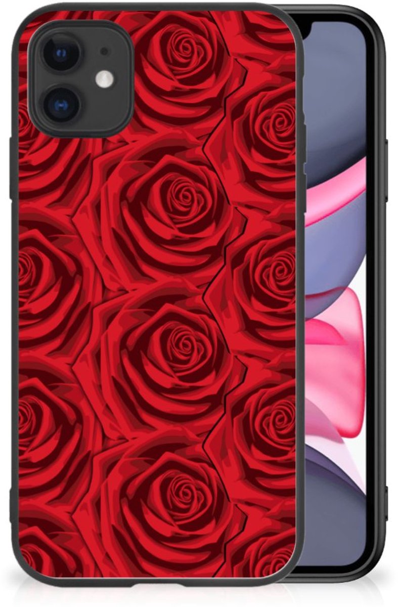 iPhone 11 Bloemen Hoesje Red Roses
