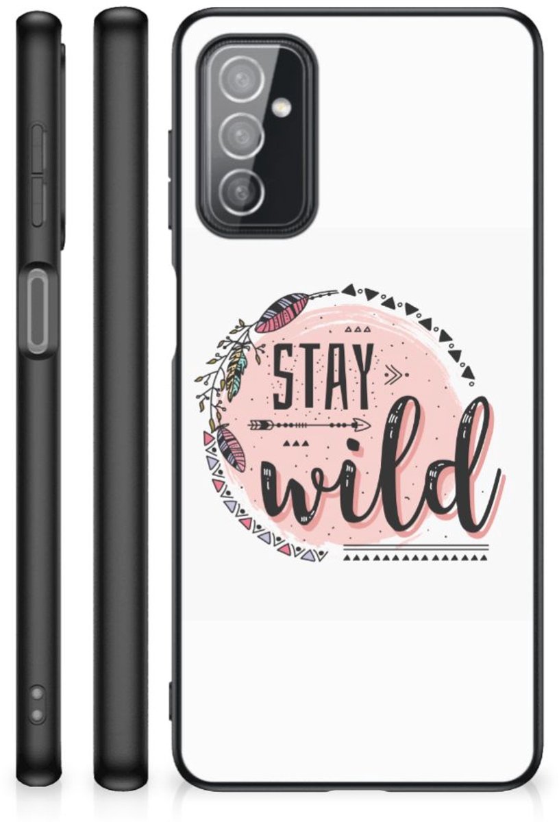 Back Cover voor Samsung Galaxy M52 Hoesje Boho Stay Wild