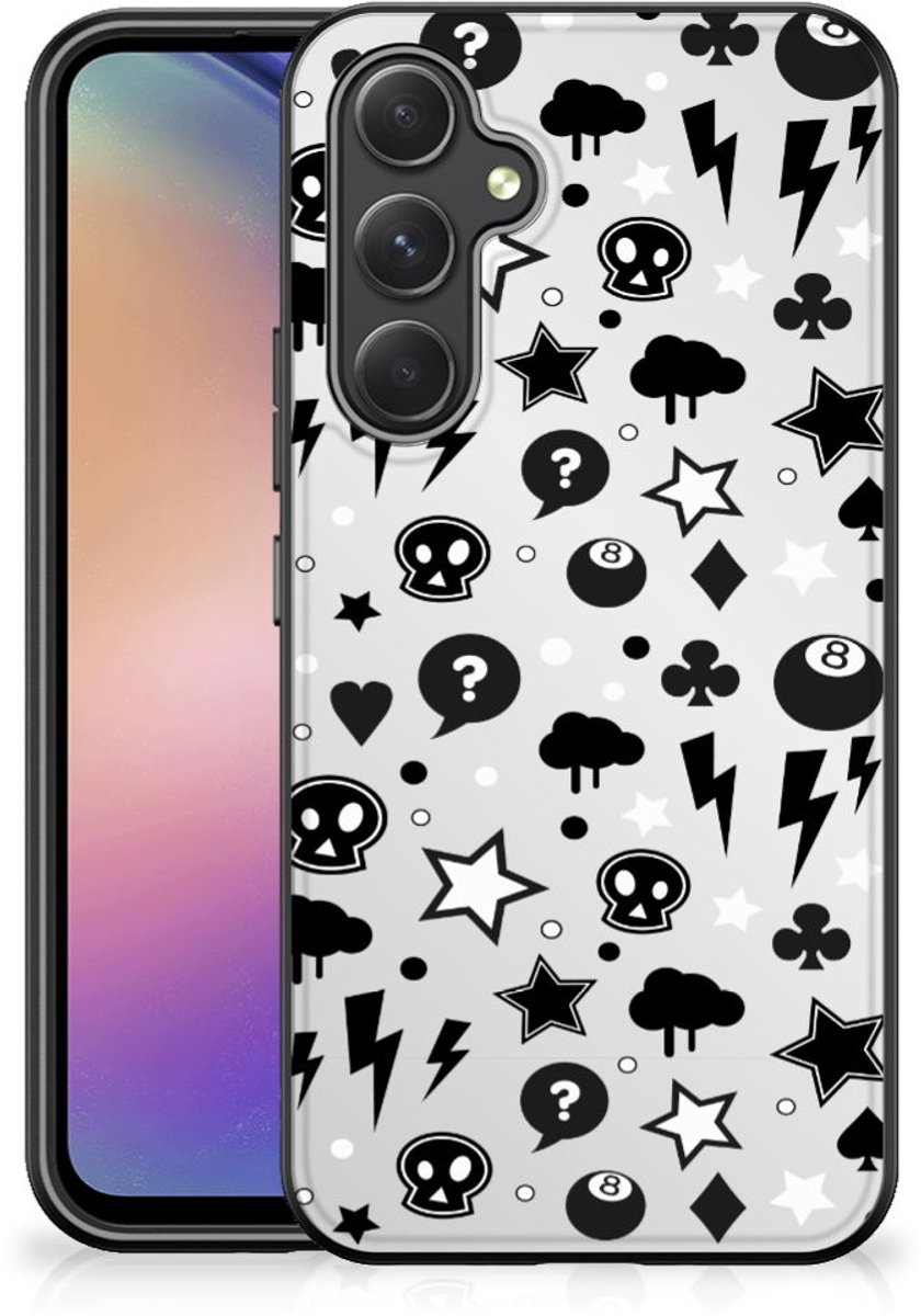 Telefoonhoesje Samsung Galaxy A54 Silver Punk