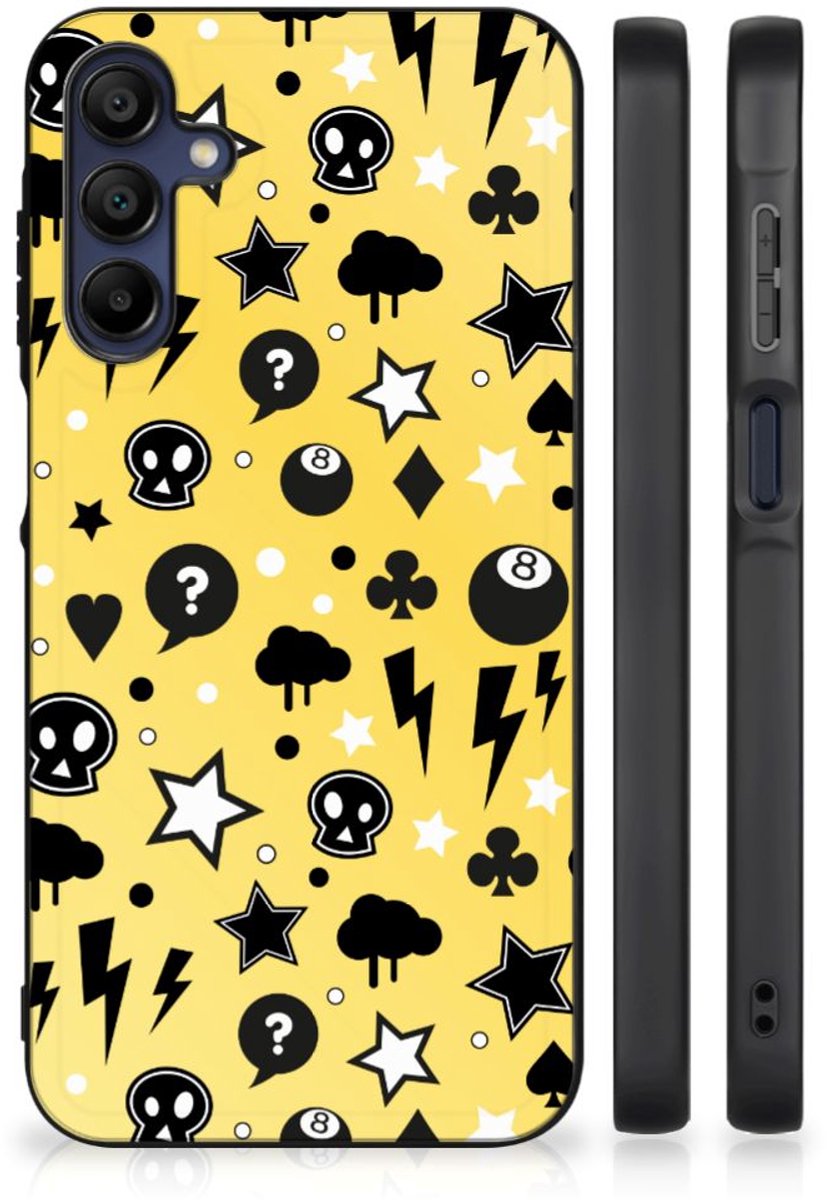 Telefoonhoesje Samsung Galaxy A15 Punk Geel