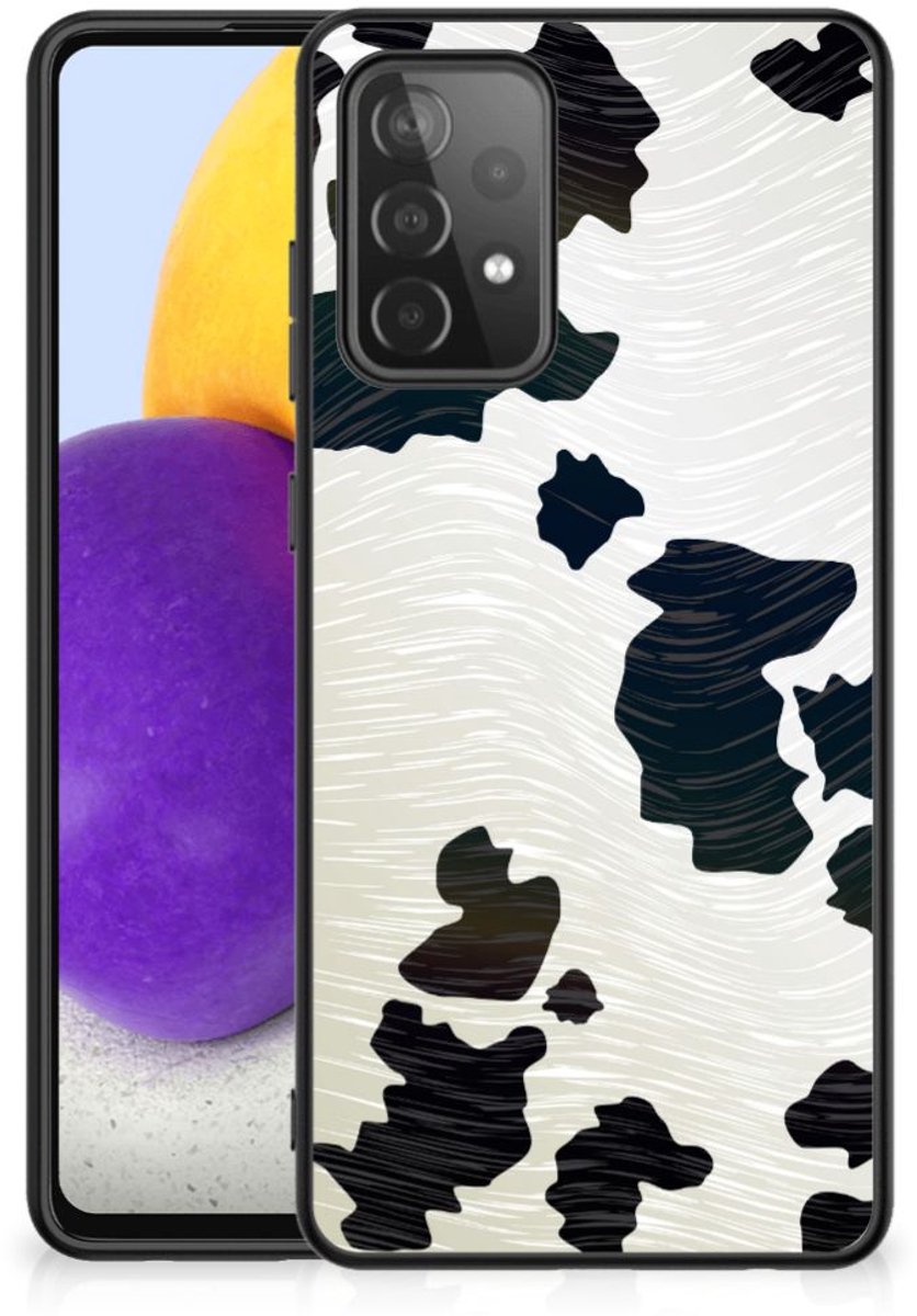 Samsung Galaxy A72 (5G/4G) Dierenprint Telefoonhoesje Koeienvlekken
