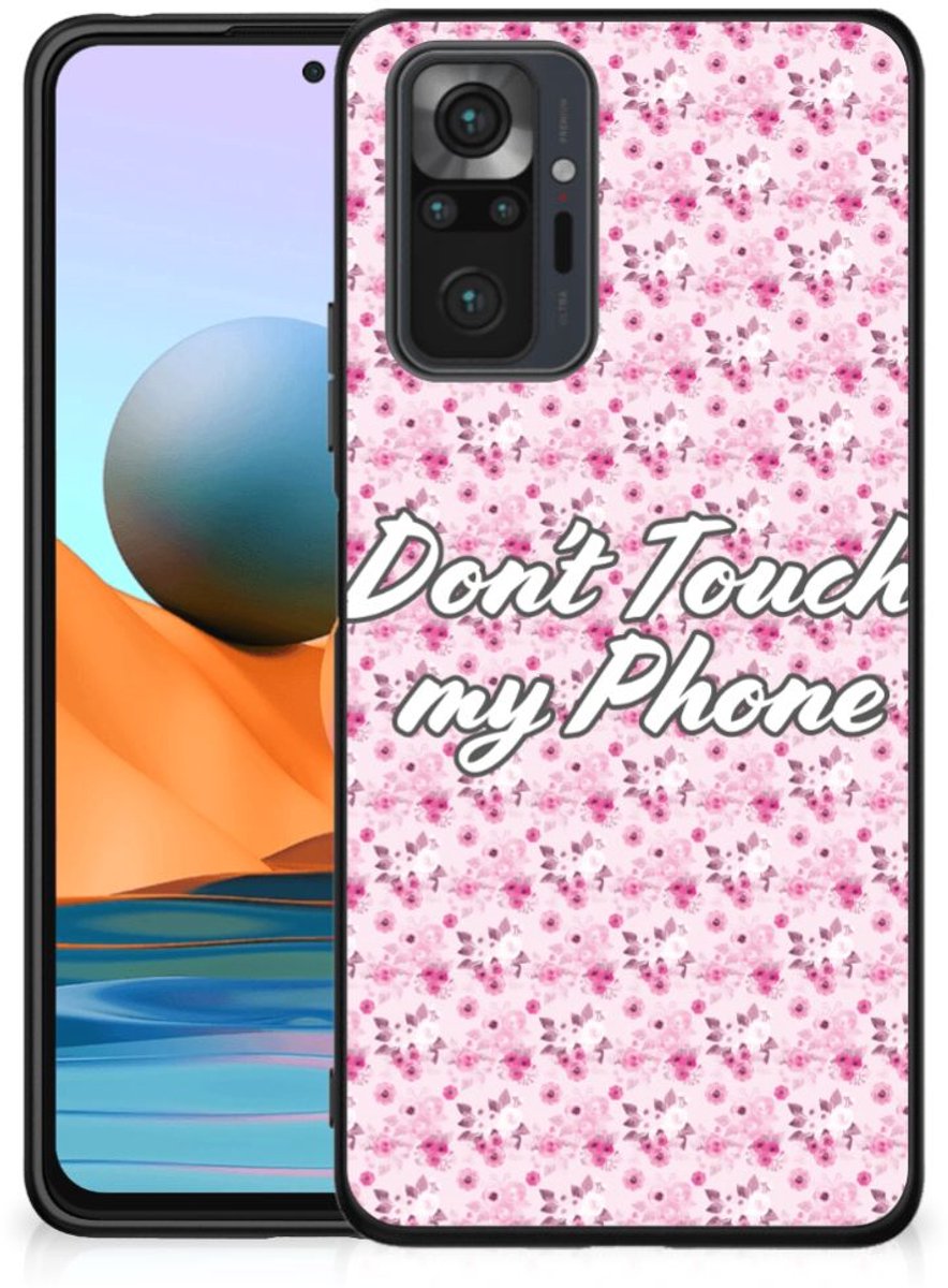 Xiaomi Redmi Note 10 Pro Telefoon Hoesje Flowers Pink DTMP