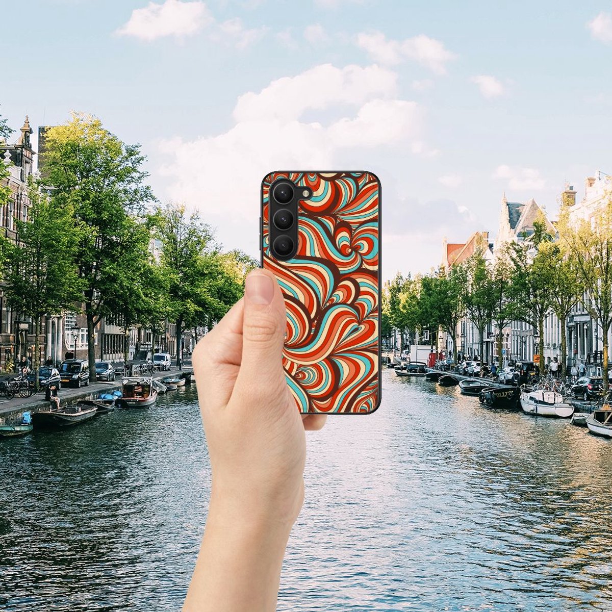Samsung Galaxy S23 Leuk Telefoonhoesje Retro