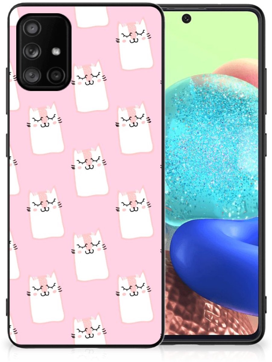Samsung Galaxy A71 Dierenprint Telefoonhoesje Sleeping Cats