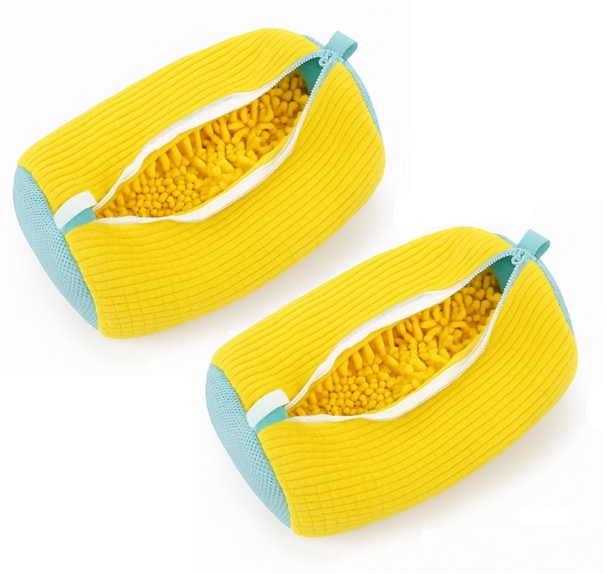 Sneaker waszak 2 stuks - Schoenwaszakken - Met Rits - Sportschoenen - Sneakers - Wassen - Schoenenwaszak - Wasmachine Wasnet voor Schoenen en Sneakers - set van 2 Bescherming - Duurzaam