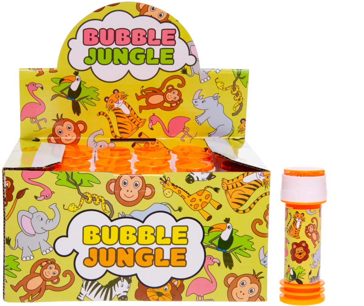 Duckiez bellenblaas 30ml wilde dieren - 24 stuks