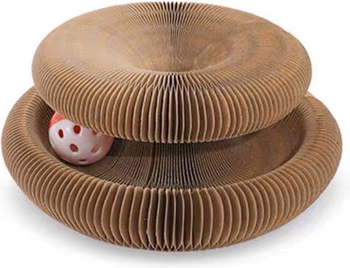 Nixnix® - Speelgoed Kat - Interactief Rollende Bal - Bruin - Katten