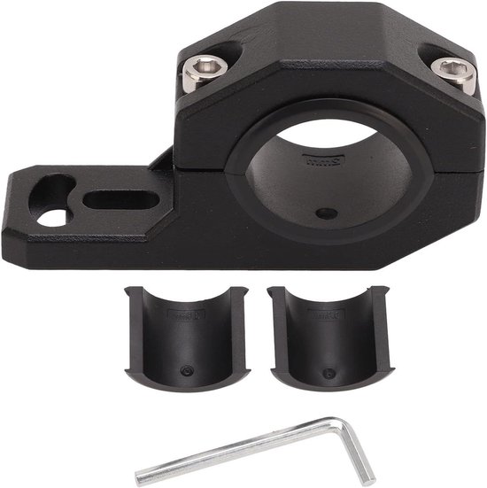 34mm-58mm Koplamp Beugel Mount Klem Vork Buis Licht Houder 54mm 49mm 45mm 41mm 37mm Motorfiets (Size : Black fit 38-41mm