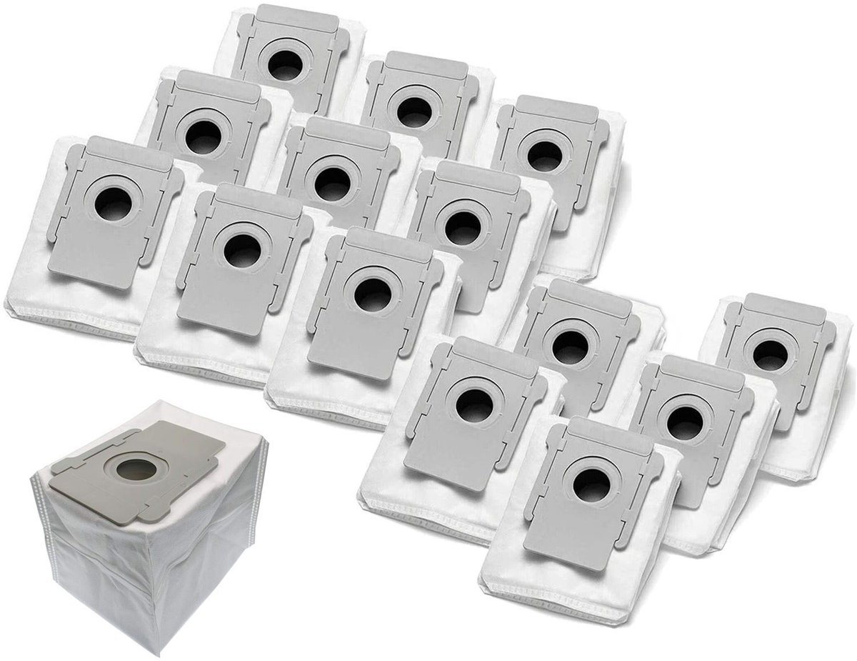 iRobot Roomba 'i', 'j' en s9 Serie Stofzakken (15 Stuks, Plus.Parts® alternatief voor 4626194 / 4640235)
