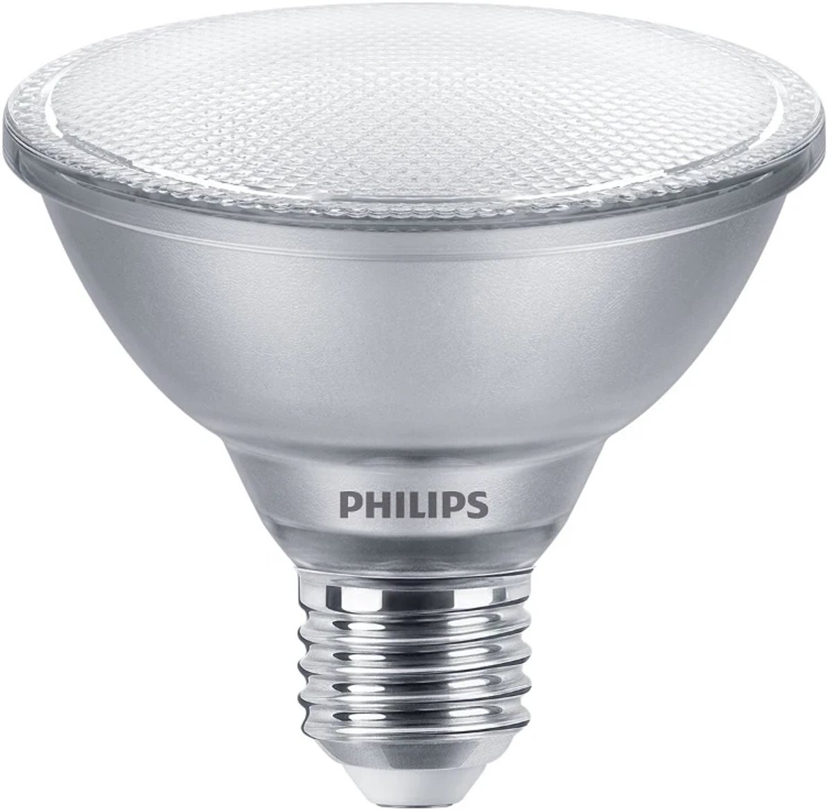 Philips Master Waarde PAR30S LED Spot 9.5W 2700K Dimbaar - 8719514443204 - E3Z7V Zilver