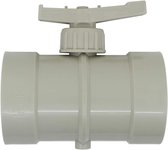 Allecto Plus - Handmatige PP afsluitklep voor ventilatoren met binnendiameter 75mm - 130mm hoogte. Ventilatie regelklep voor diverse diameters.