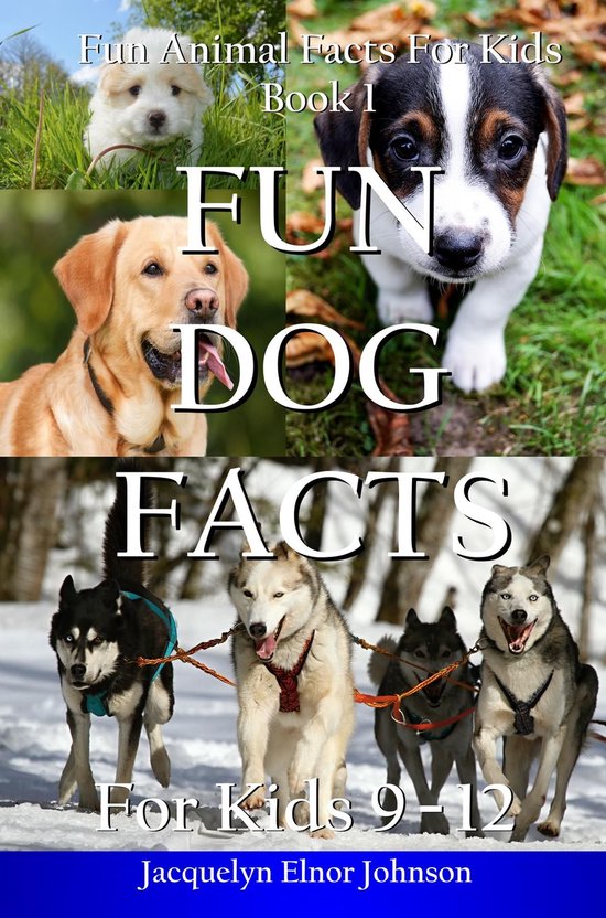 Fun Dog Facts for Kids 9-12 - cover