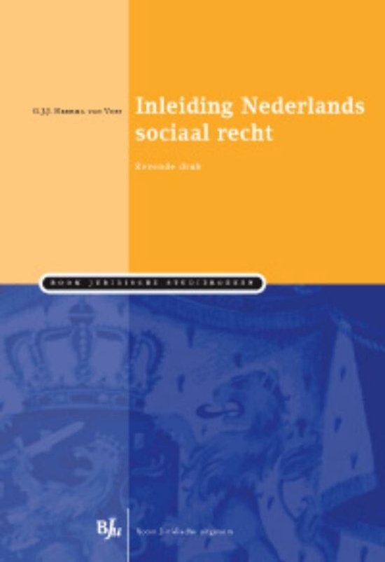 Inleiding Nederlands sociaal recht - cover