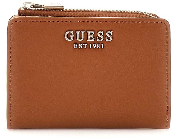 GUESS porte-monnaie Talent SLG Zip Around Card Case Caramel marron clair