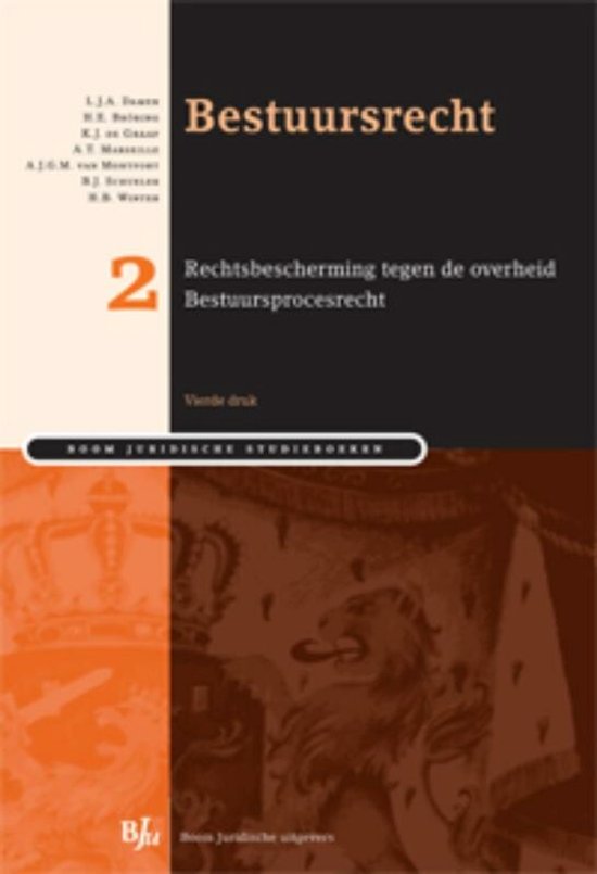 Bestuursrecht deel 2 rechtsbescherming tegen de overheid - cover