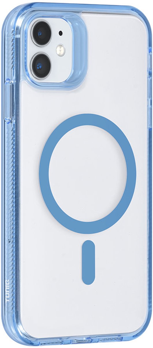 TUNIQ iPhone 11 Backcover hoesje Magsafe silicone - Blauw