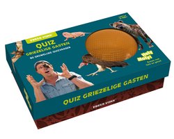 Omslag van Freek Vonk Dierenquiz Griezelige Dieren