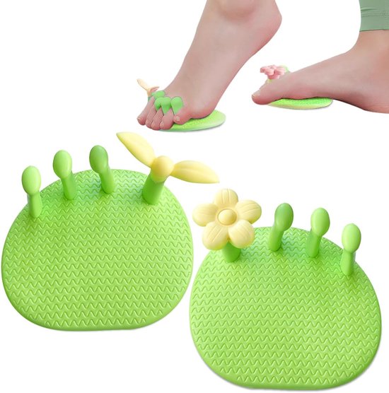 Tongs Femmes KuaiLu - Séparateurs Orteils Yoga, Cuir Confortables, Antidérapantes - Sandales Été