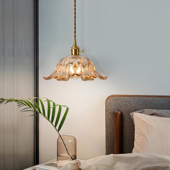 jojofuny Hanglampkap Glazen Lampenkap Minimalistische Decoratieve