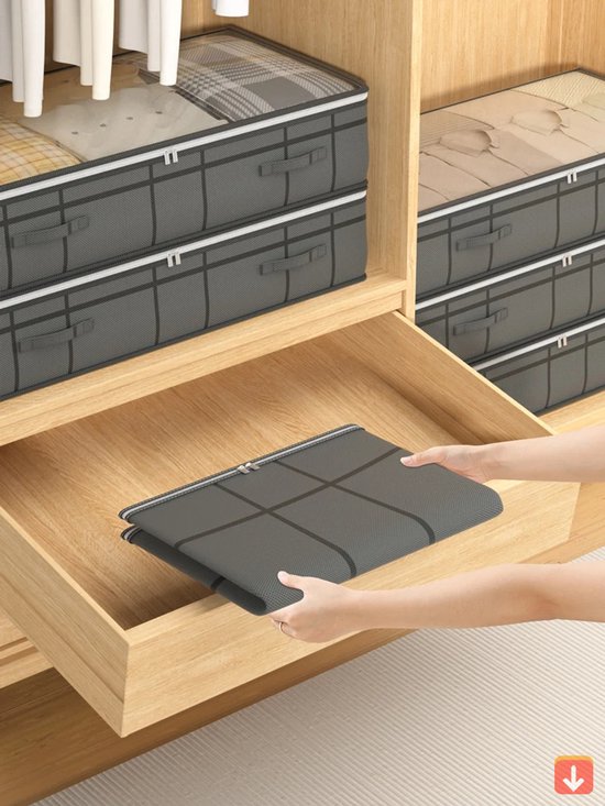 Organizer voor onder het bed, glijdende opbergdoos voor onder het bed Organizer voor onder het bed, glijdende opbergdoos voor onder het bed