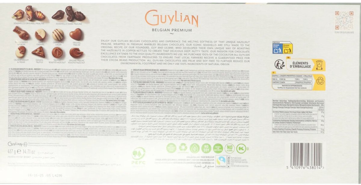 Guylian - Belgian Premium Assortiment - 6 x 417 gr - Voordeelverpakking