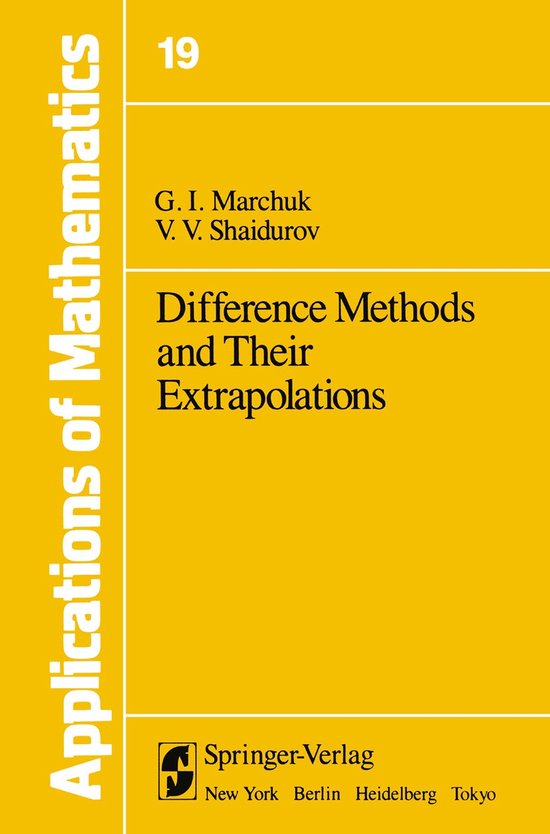 Difference Methods and Their Extrapolations - cover