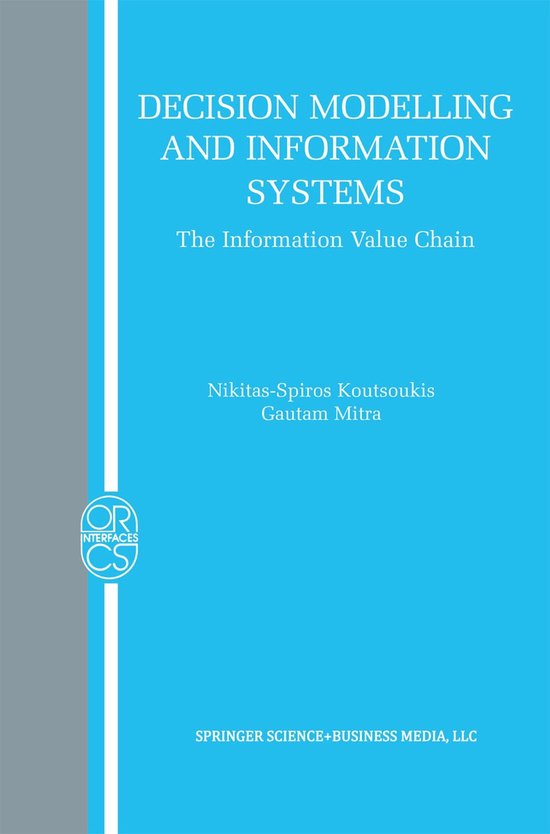 Decision Modelling and Information Systems - cover