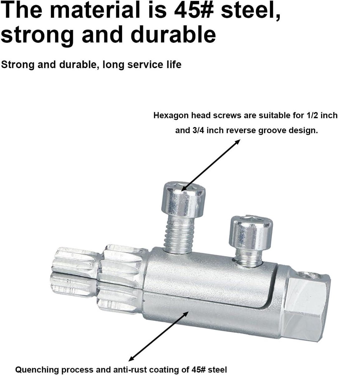 PVC Schroeftrekker Gereedschap | Interne Schroefdraadopener Voor