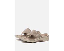 Skechers GO WALK ARCH FIT 2.0 SANDAL - Dames Slippers - Taupe