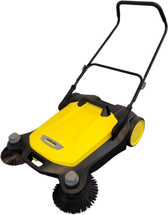 Kärcher S 6 Twin Handveegmachine - Werkbreedte 86 cm - Reservoir 38 liter - Zijborstel 2 stuks