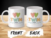 Mug Maman jumelle, cadeau Nieuwe Maman , idée cadeau pour Maman jumelle, mug pour parents jumeaux, Garçons Filles garçons, mug Nieuwe Bébé , mug pour maman