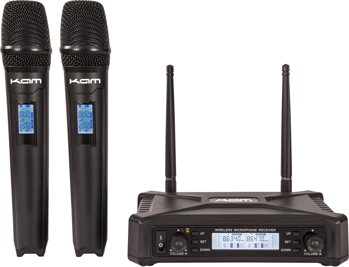 KAM UHF RADIO MICROFOON SYSTEEM