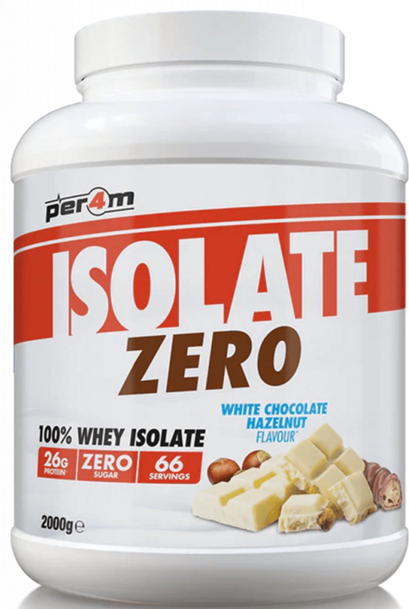 Per4m ISOLATE ZERO 2kg (White Chocolate Hazelnut ISO)
