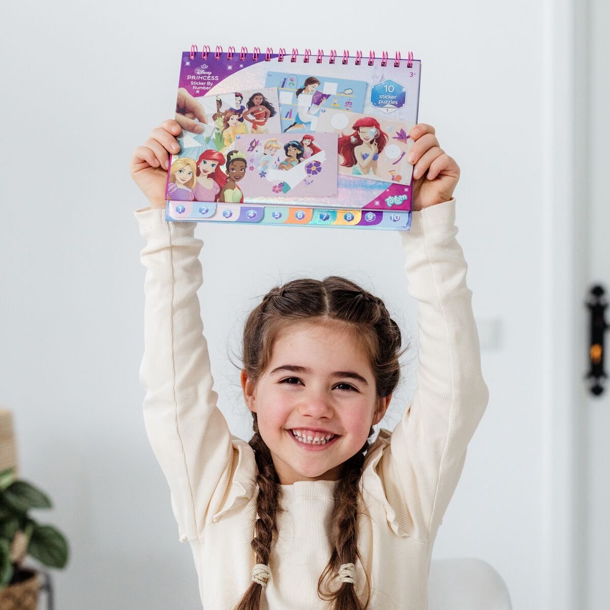 Disney Princess Totum sticker puzzelboek kids incl. kleurplaten doeboek vakantieboek 25-delig | educatief speelgoed meisjes vanaf 3 jaar — afbeelding 15