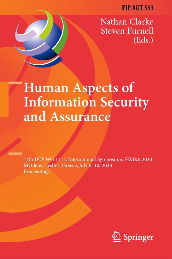 Human Aspects of Information Security and Assurance - cover