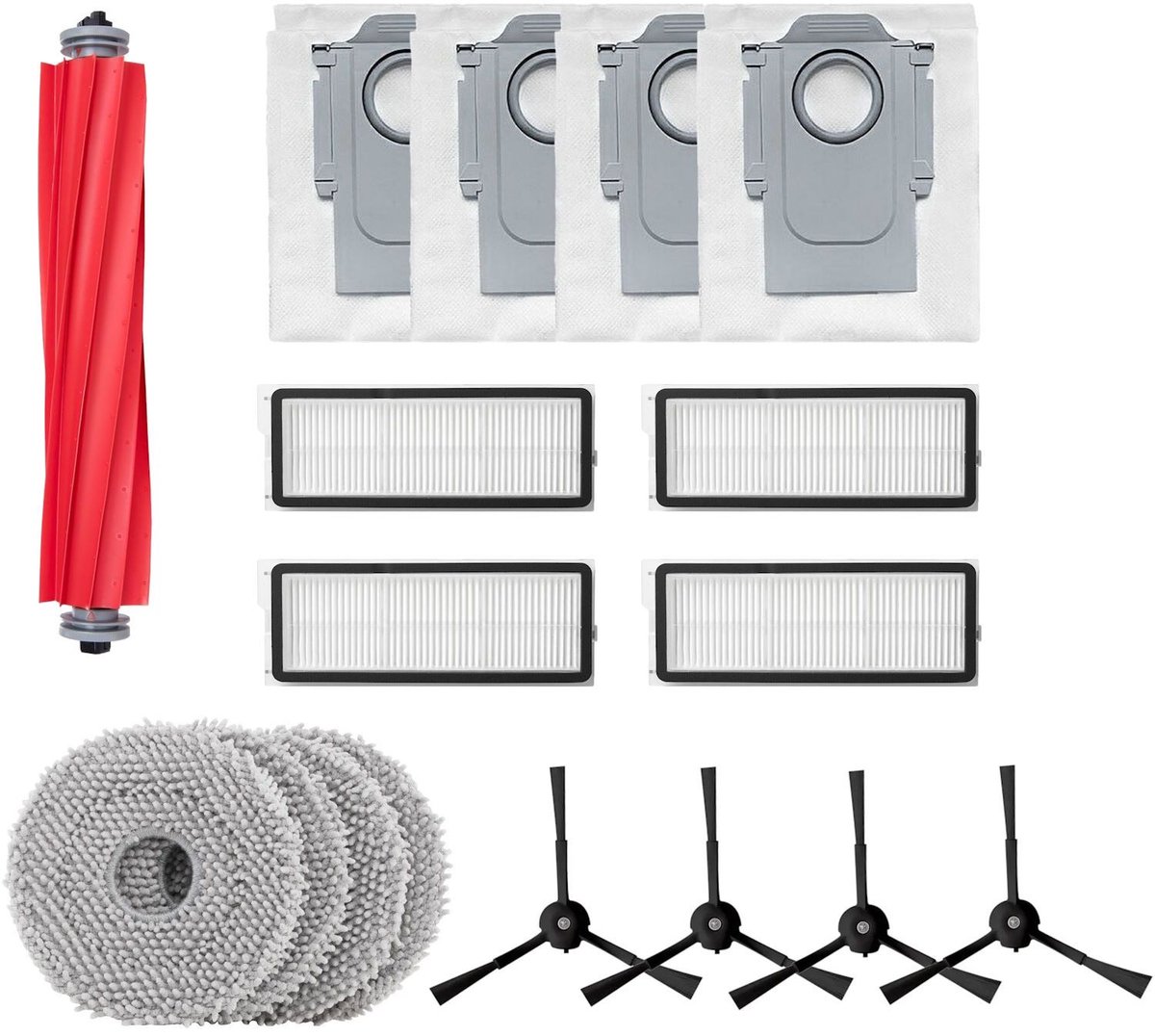 Roborock Qrevo S, Pro, Plus en MaxV Onderhoudsset (Plus.Parts® alternatief voor 8.02.0297)