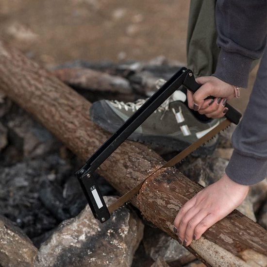 Allecto Plus - Opvouwbare boogzaag voor snoeien en houtbewerking tijdens camping — afbeelding 3
