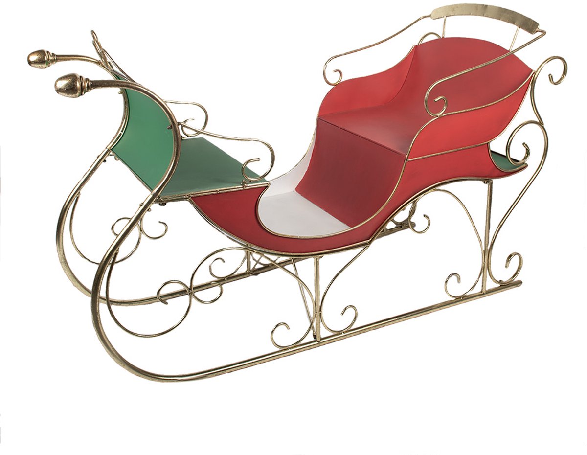 Clayre & Eef Arrenslee Kerst Groot 169x67x106 cm Rood Metaal