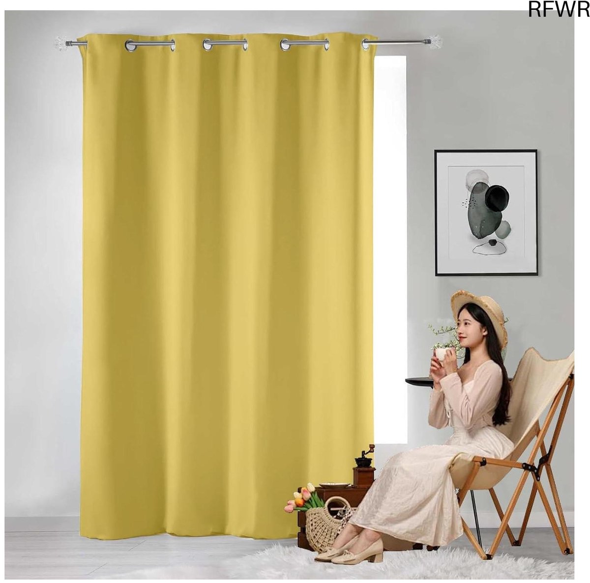 RFWR® Warmte-isolerende Verduisteringsgordijnen 250 x 150 cm – Ondoorzichtig en Duurzaam voor Perfecte Privacy en Energiebesparing