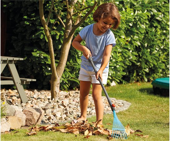 Gardena Kinder Bladhark - Tuingereedschap Kinderen - Verwisselbaar Systeem - 88,5 cm Steel - Kunststof en Staal - Vanaf 3 Jaar van GARDENA — afbeelding 4