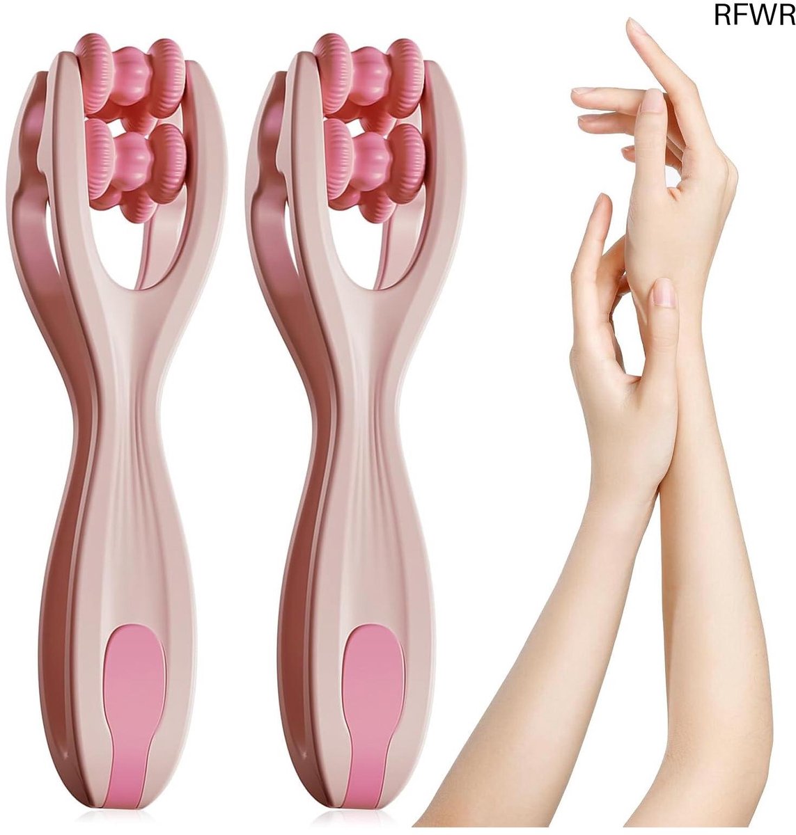 RFWR® Double Roller Vingermassage Apparatuur voor Handen en Vingers – Massageapparaat voor Spierspanning en Stressvermindering