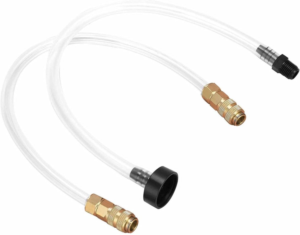 Allecto Plus - Boot Vent Kit voor Hydraulisch Stuursysteem - PVC en Messing - Marine Accessoires - Seastar geschikt - Boot Ventilatie Kit - Boot Stuurbuis Vullen - Hydrostuur Pijp Accessoire