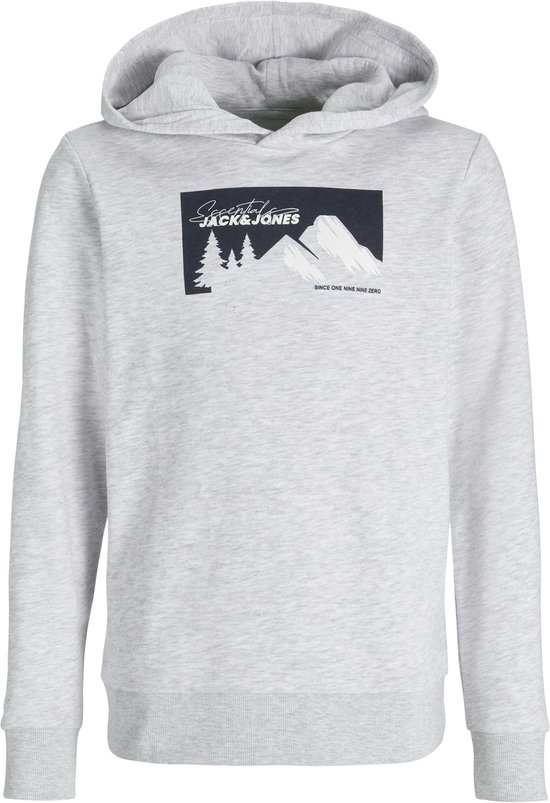 JACK&JONES - JJSUN SWEAT HOOD JNR - Garçons - Sweats - gris - taille 152