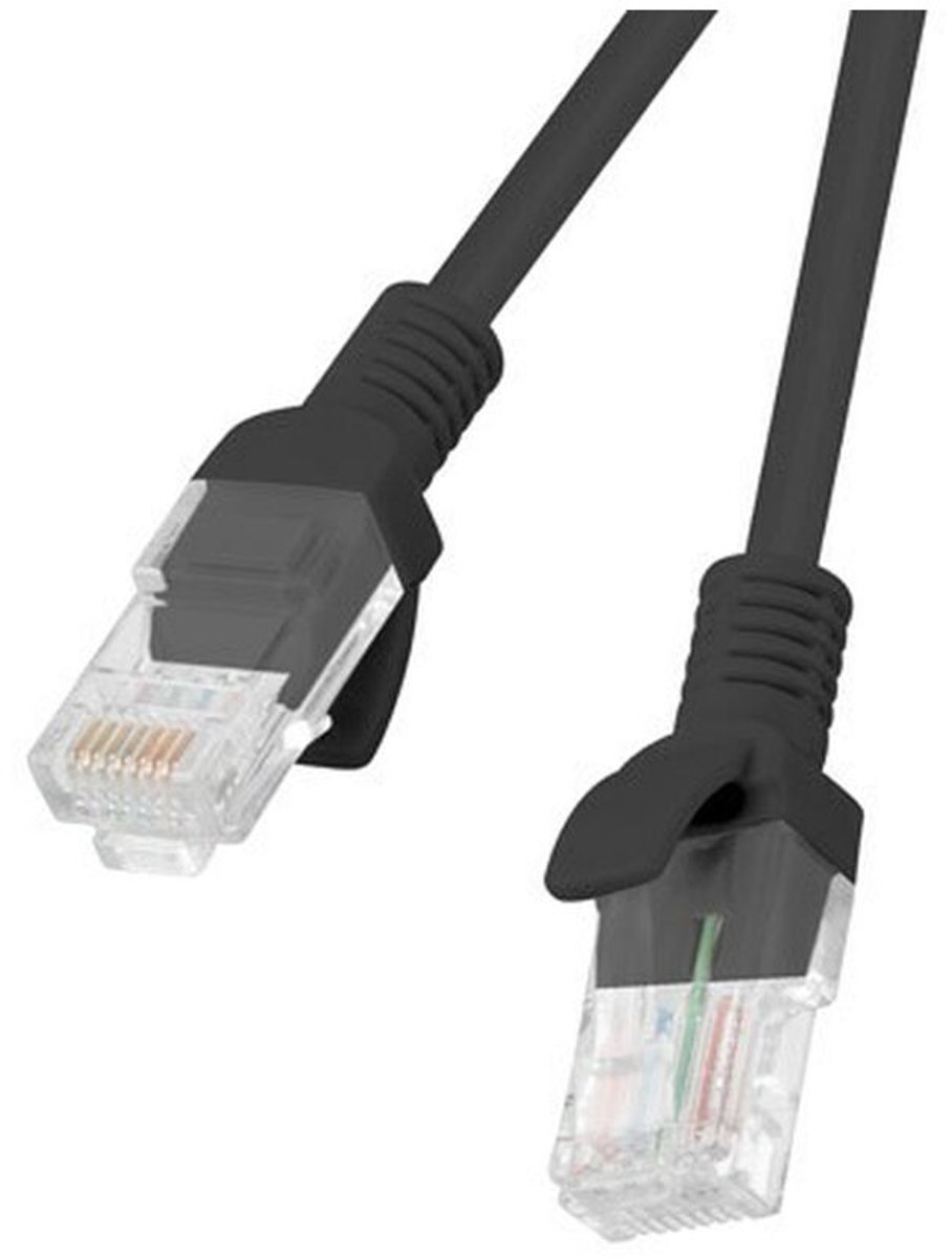 Lanberg Patchcord Kabel Utp Cat 6 1M Rj45 Voor Internet Router Switch Netwerk