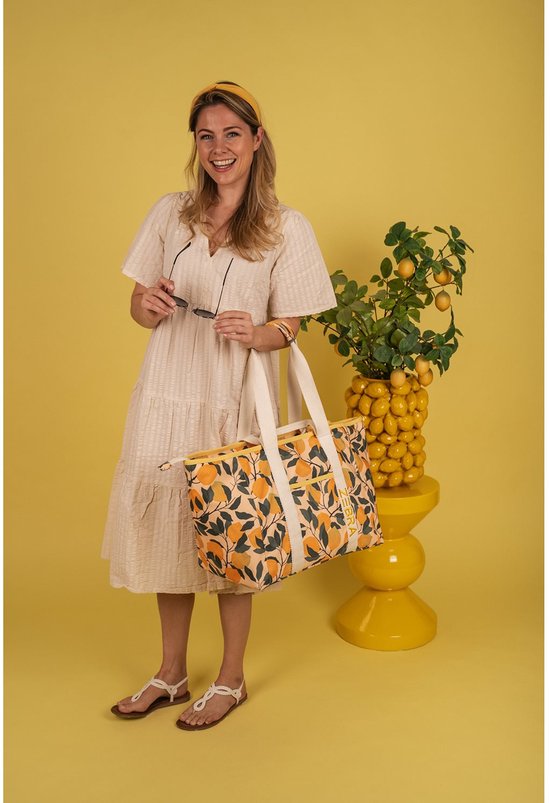 Zebra Trends Elise Strandtas - Natgoedvak - Ritsvak - Praktisch - Stijlvol - Citroen