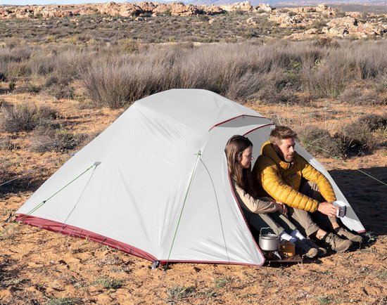 Cloud Up 3 Upgrade - Naturehike - Tente 3 personnes - Léger - Incl. tapis de sol gratuit - 20D 4000MM - Imperméable - Randonnée & Marche