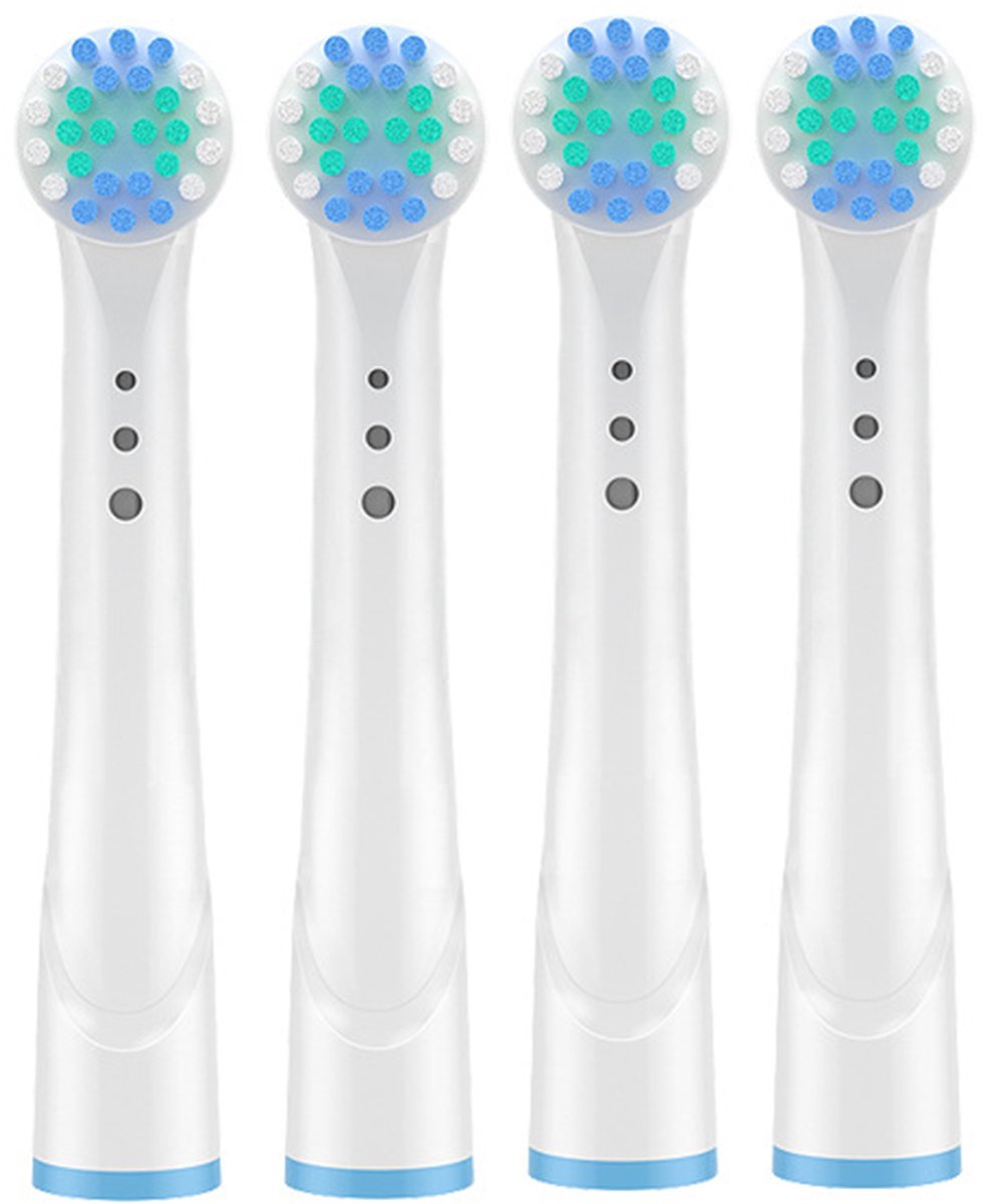 NAXSIR 4 Vervangende Tandenborstelkoppen - Diepe Reiniging, Passend bij Elektrische Tandenborstels (Compatibel met Oral-B Modellen)