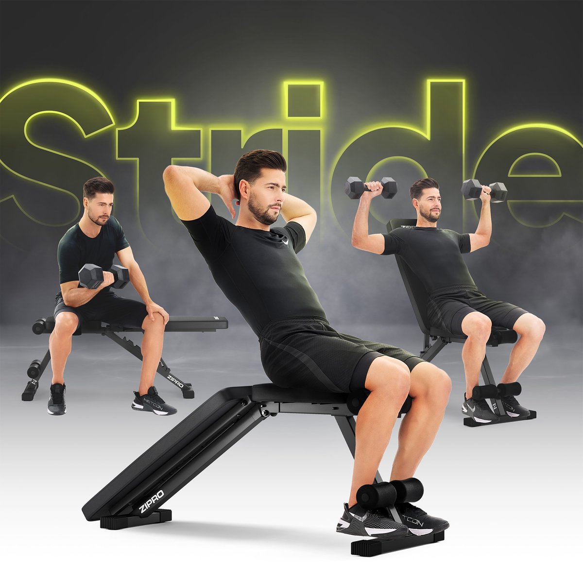 ZIPRO ZIPRO Stride Opklapbare Halterbank - afbeelding 4