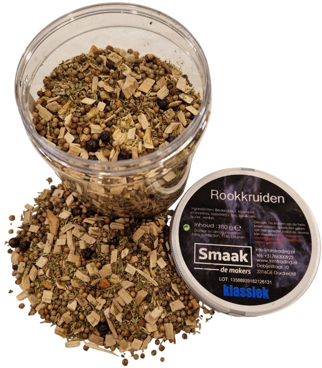 SMAAK - Rookkruiden / Vuurkruiden Klassiek - pot 180 gram