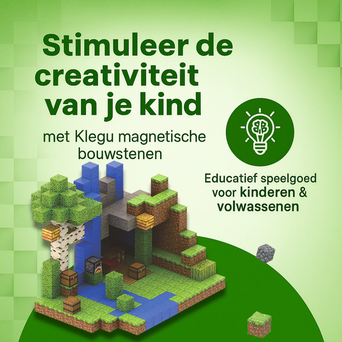 Magnetisch speelgoed – magnetisch bouwspeelgoed 300 stuks – magnetische bouwstenen - magnetische blokken – montessori speelgoed – magneten speelgoed - Jungle creek — afbeelding 6